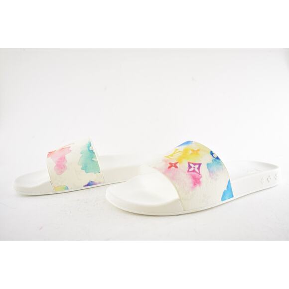 Louis Vuitton Waterfront Mule Watercolor Monogram Slide Sandal UK 9 US 10 11 - Picture 14 of 16